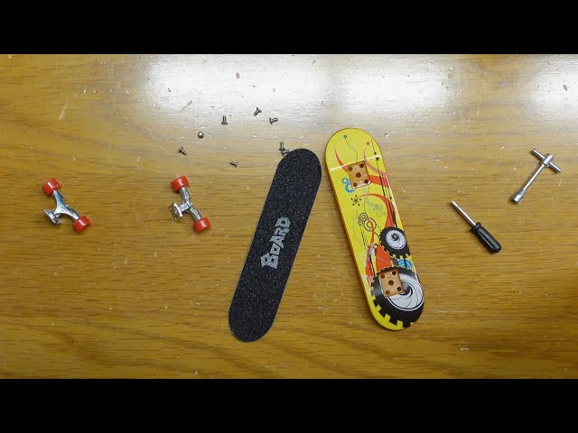 MONTANDO O FINGERBOARD MAIS BARATO - SKATE DE DEDO 